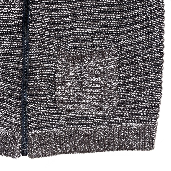 LOFT Sweater Jacket, women size Small, black with white NWT - Picture 3 of 4